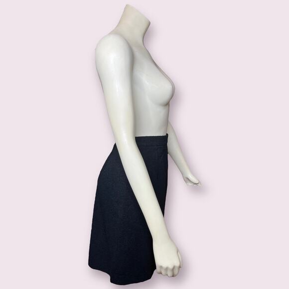 Akris Punto Black Wool Pencil Skirt - Picture 5 of 7